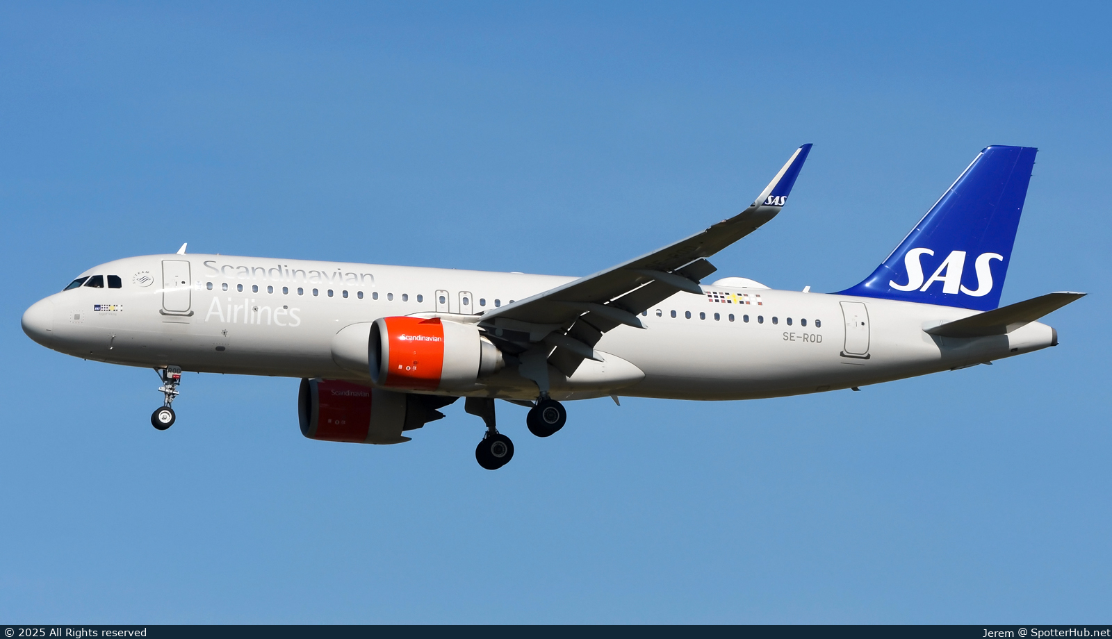 Photo of SE-ROD - Airbus A320-251N operated by SAS Scandinavian Airlines