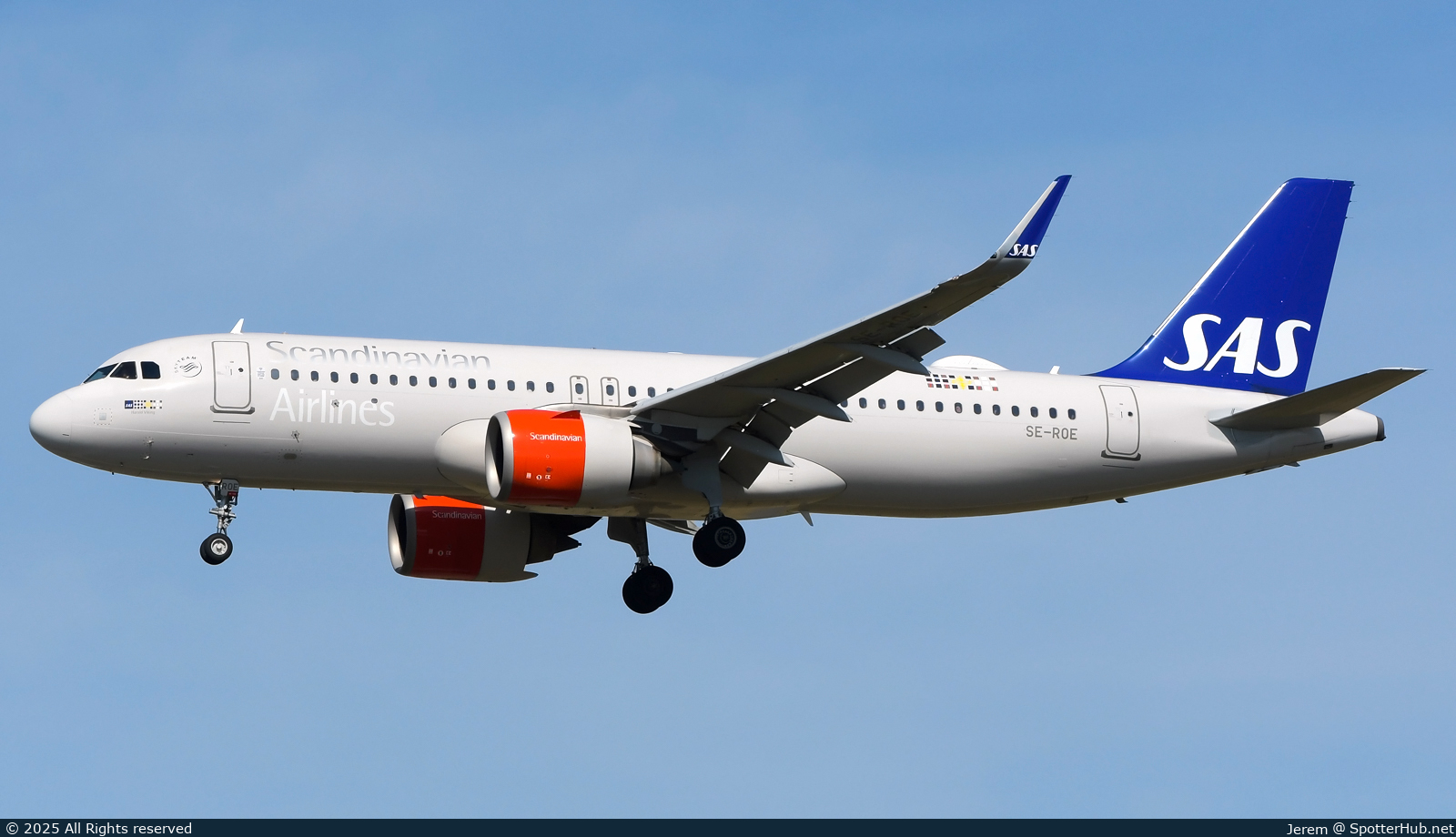 Photo of SE-ROE - Airbus A320-251N operated by SAS Scandinavian Airlines