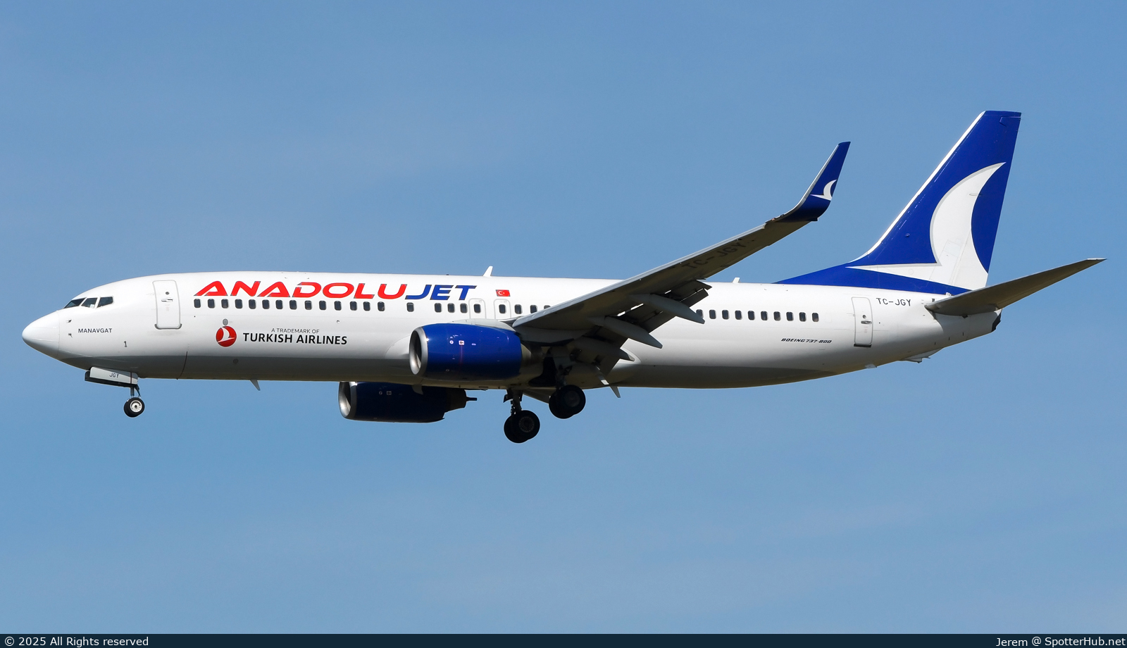 Photo of TC-JGY - Boeing 737-8F2 operated by AnadoluJet