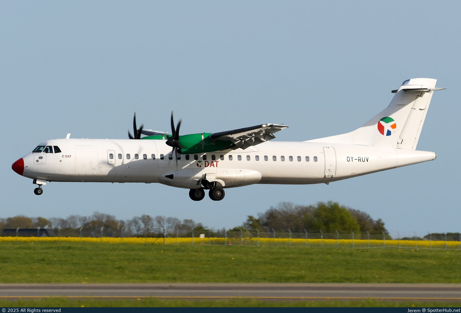 Photo of OY-RUV - ATR 72-600 operated by DAT Danish Air Transport