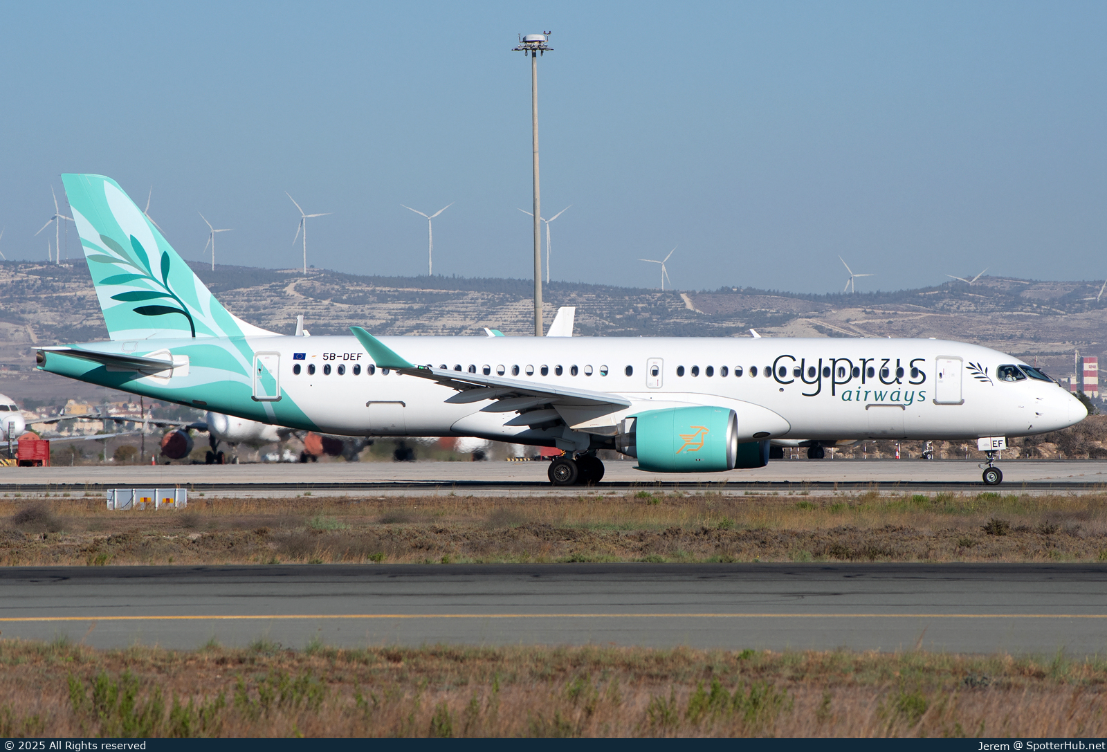 Photo of 5B-DEF - Airbus A220-300 operated by Cyprus Airways [2016]