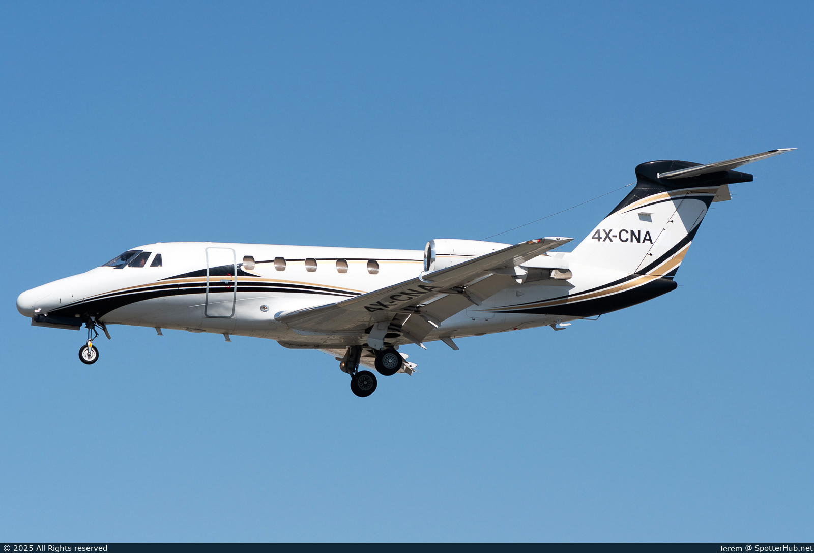 Photo of 4X-CNA - Cessna 650 Citation III operated by G.A.D Flights