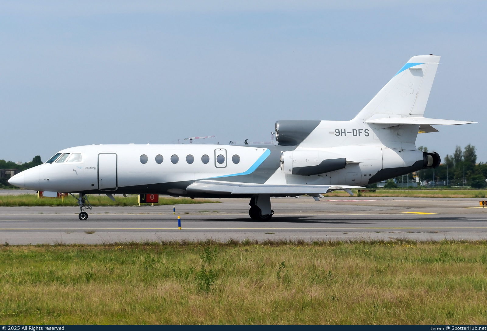 Photo of 9H-DFS - Dassault Falcon 50 operated by Harmony Jets