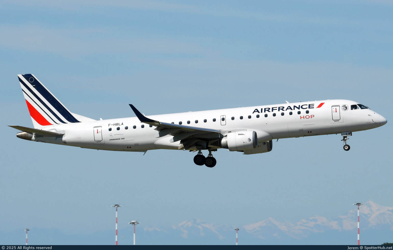 Photo of F-HBLA - Embraer ERJ-190LR operated by Air France HOP