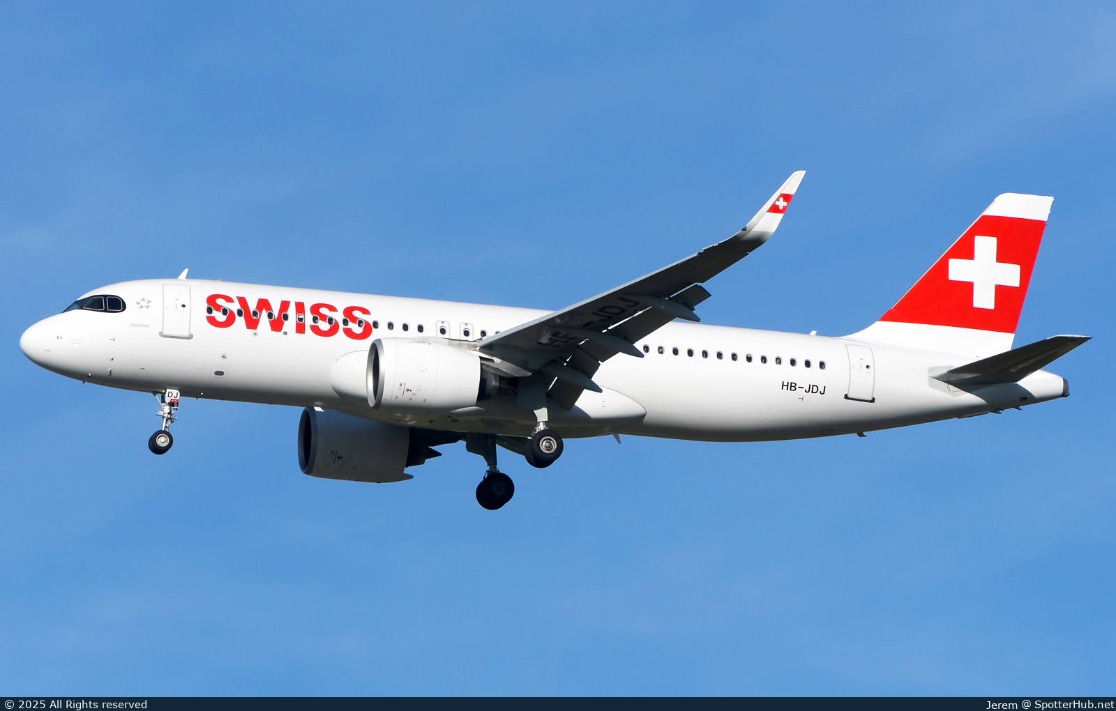 Photo of HB-JDJ - Airbus A320-271N operated by Swiss International Air Lines