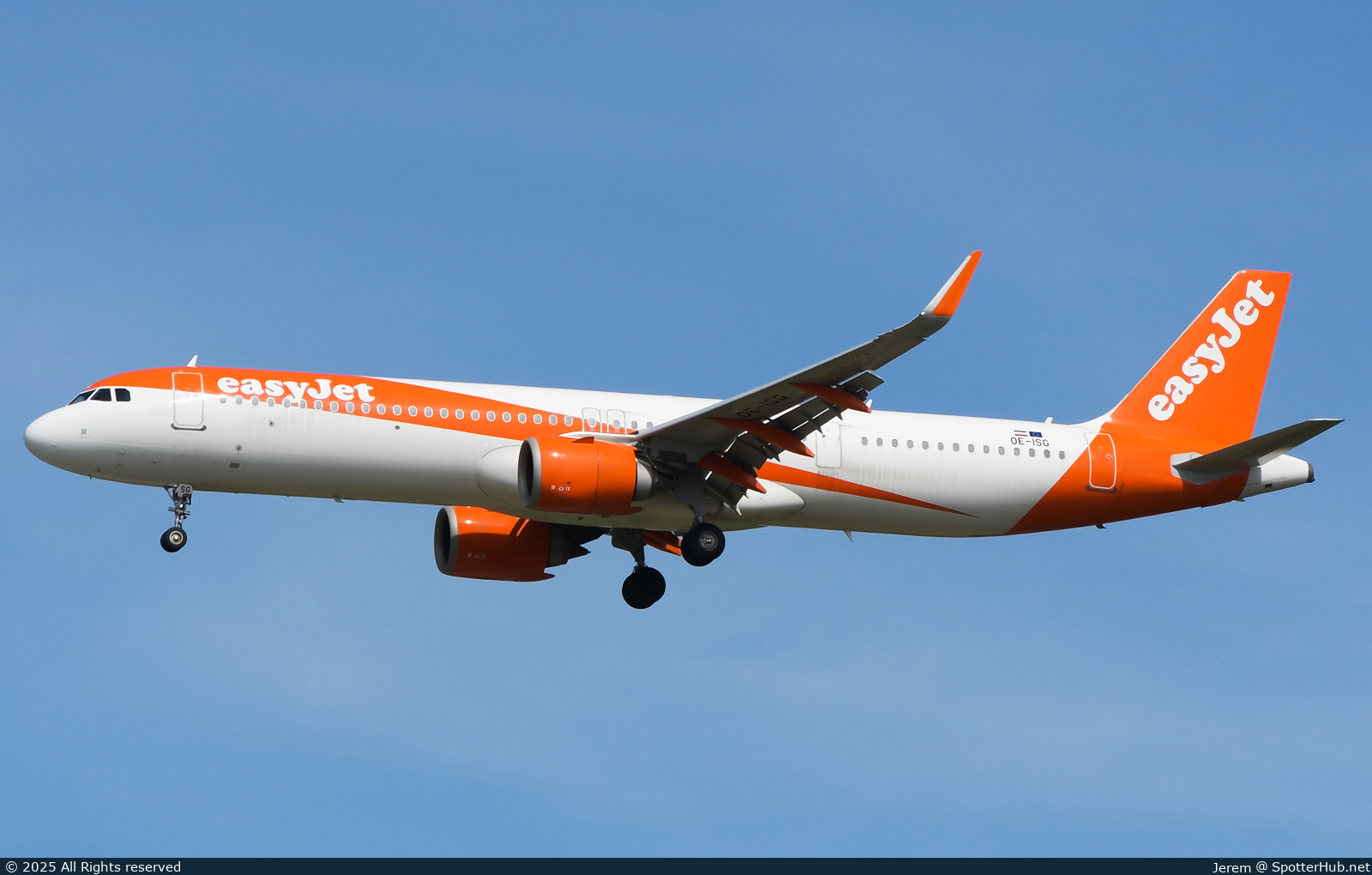 Photo of OE-ISG - Airbus A321-251NX operated by easyJet Europe