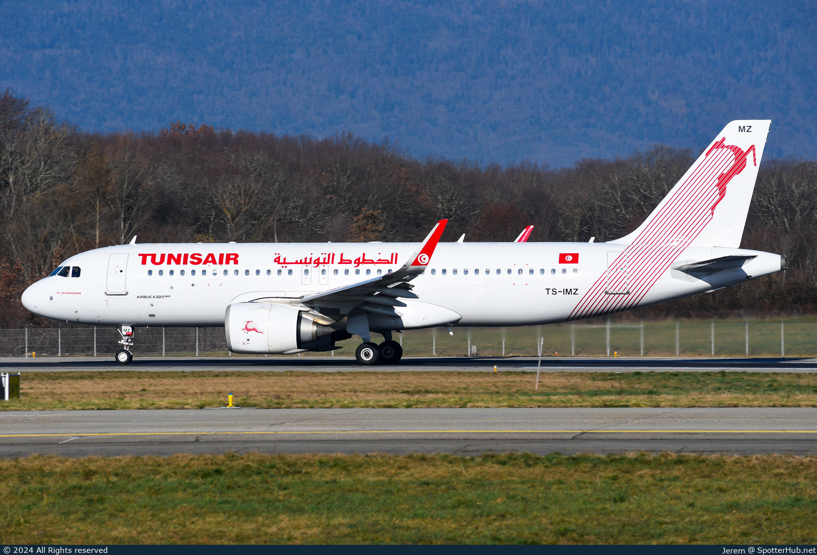 Photo of TS-IMZ - Airbus A320-251N operated by Tunisair