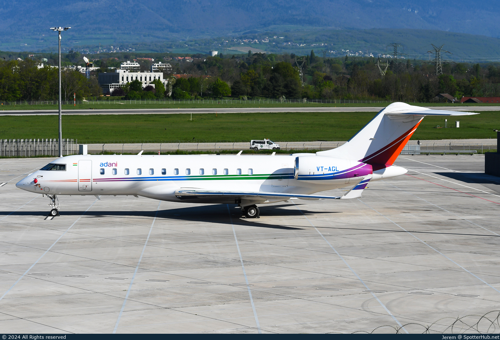 Photo of VT-AGL - Bombardier Global 6500 operated by Adani Group