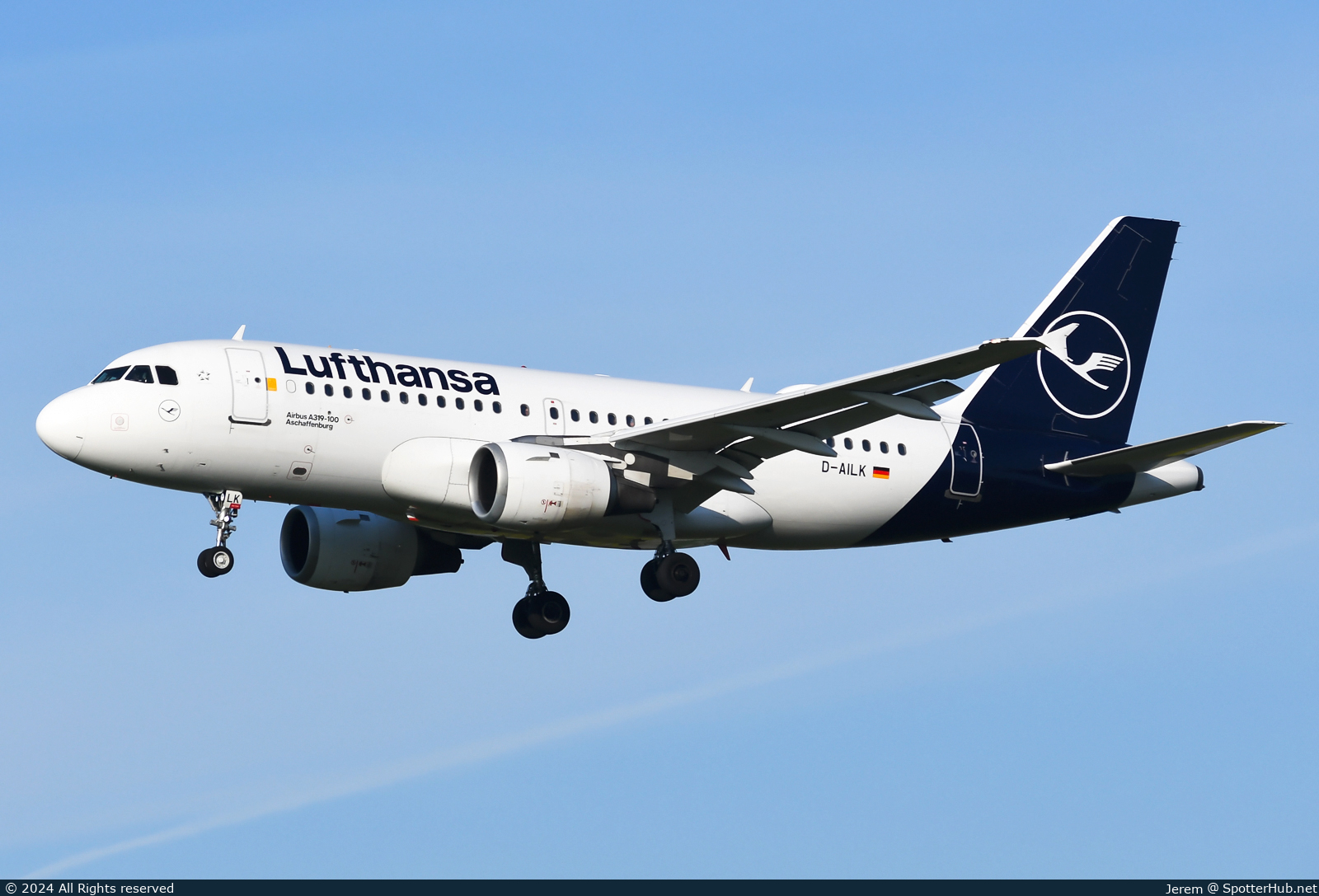 Photo of D-AILK - Airbus A319-114 operated by Lufthansa