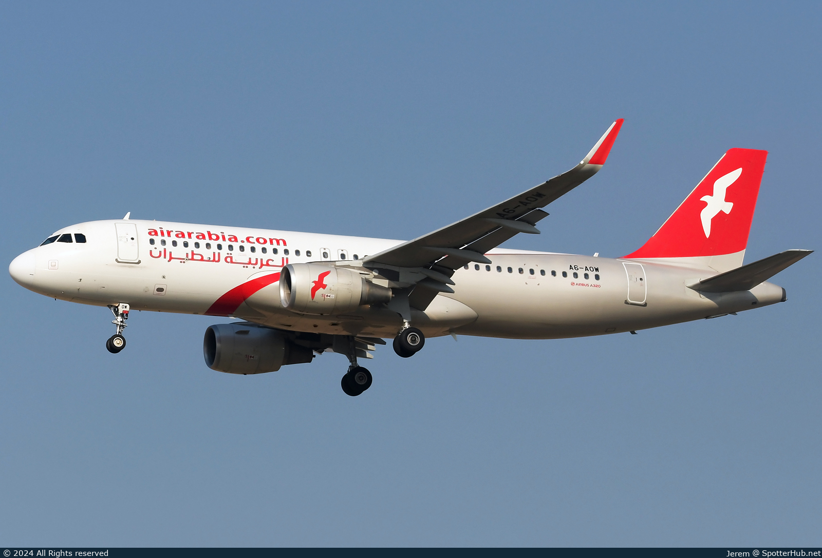 Photo of A6-AOW - Airbus A320-214 operated by Air Arabia