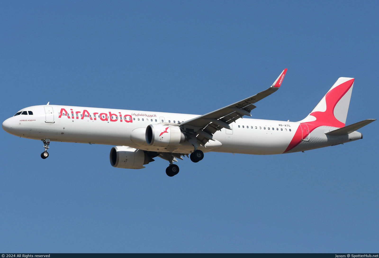 Photo of A6-ATC - Airbus A321-251NX operated by Air Arabia