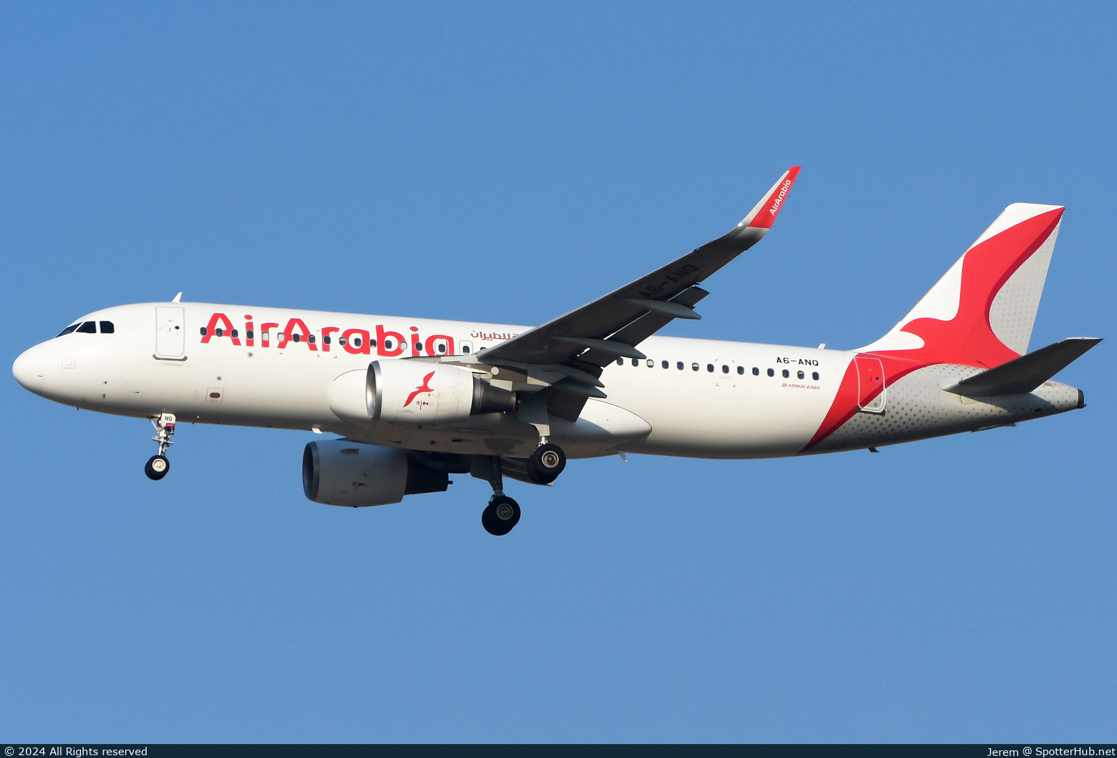 Photo of A6-ANQ - Airbus A320-214 operated by Air Arabia