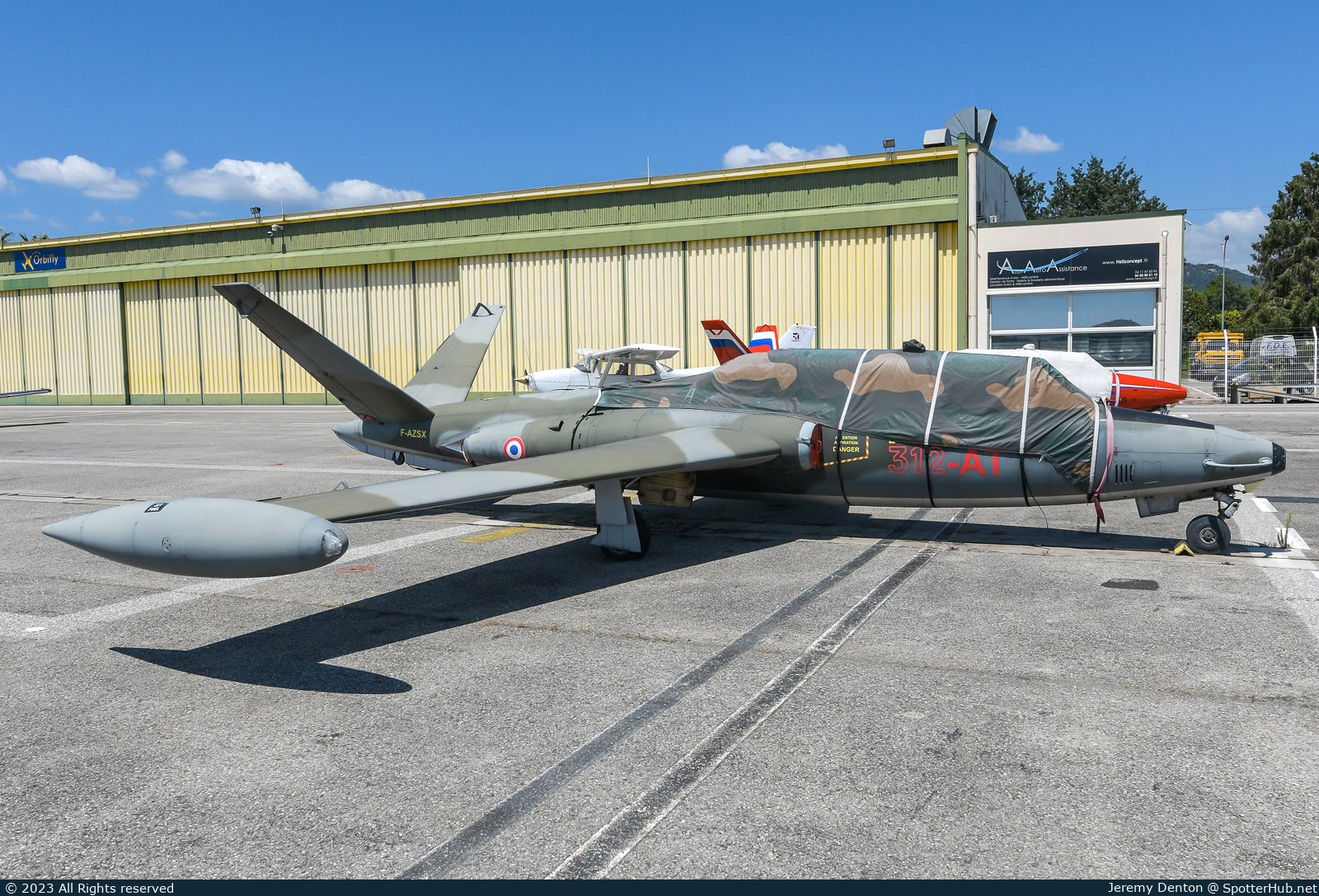Photo of F-AZSX - Fouga CM.170R Magister operated by Private
