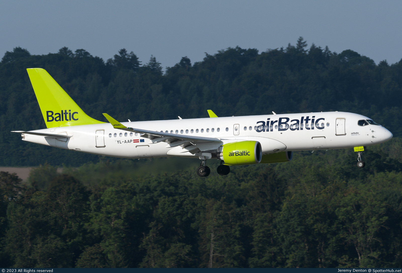 Photo of YL-AAP - Airbus A220-300 operated by airBaltic
