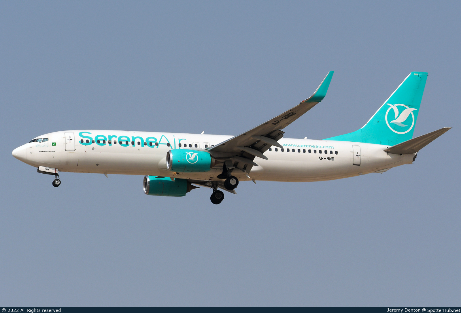 Photo of AP-BNB - Boeing 737-8JP operated by SereneAir