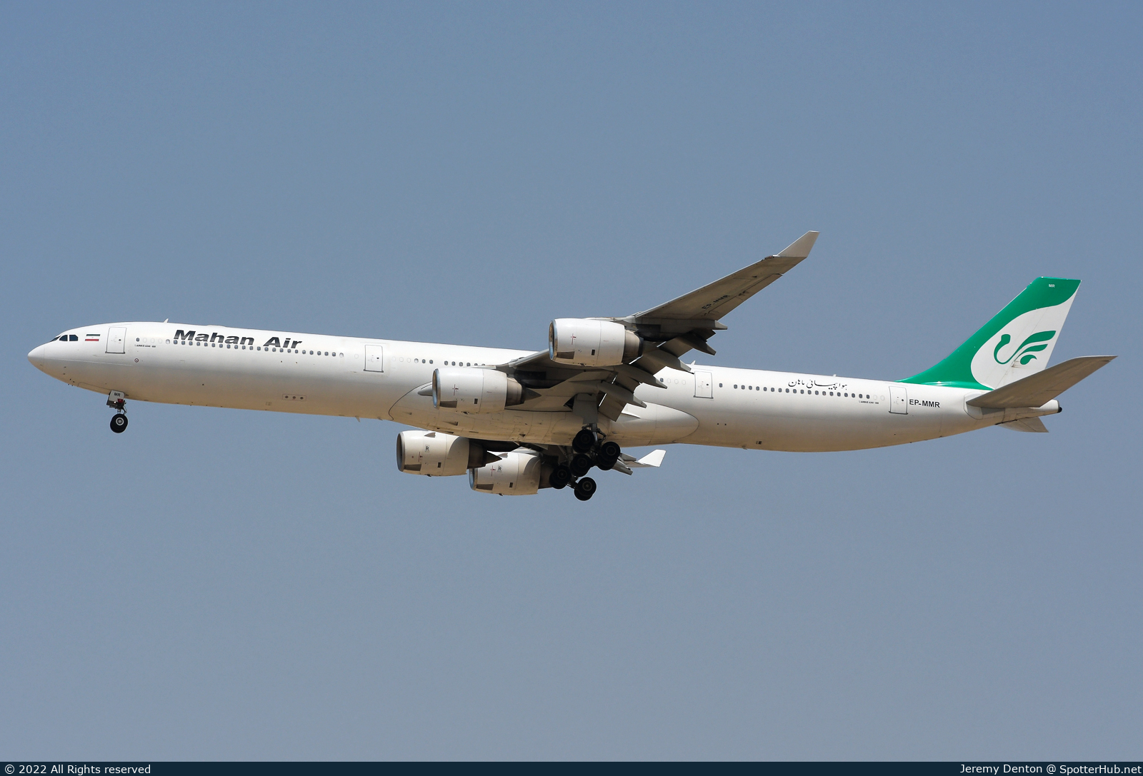 Photo of EP-MMR - Airbus A340-642 operated by Mahan Air
