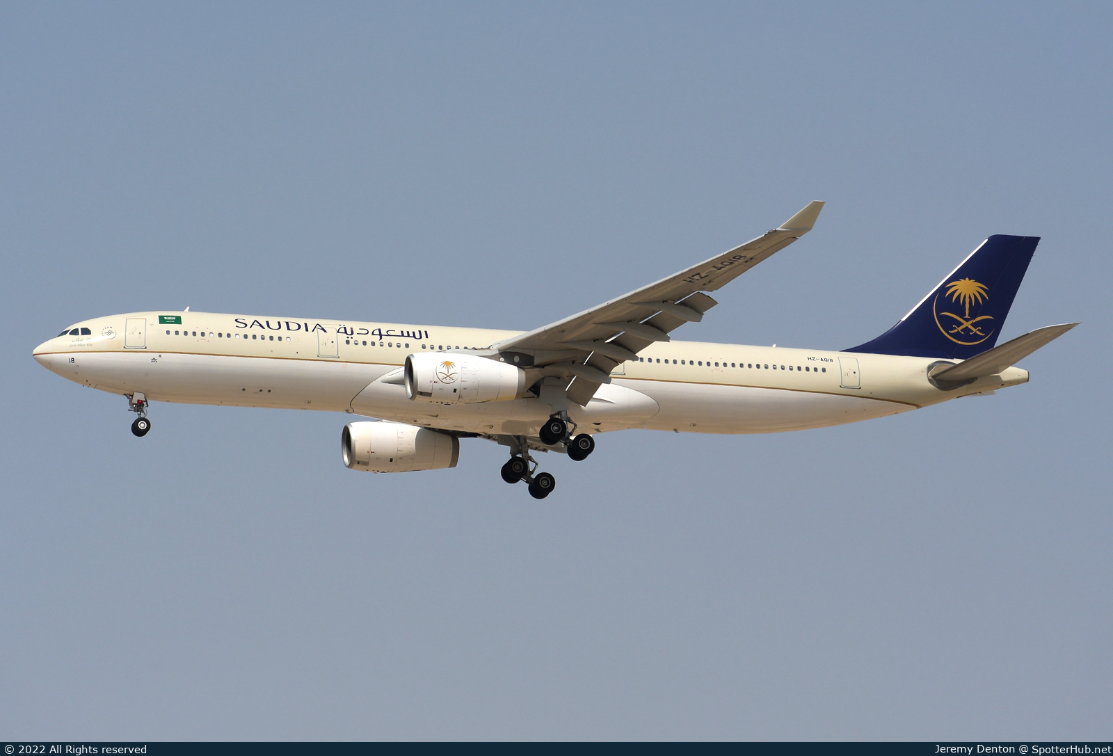 Photo of HZ-AQ18 - Airbus A330-343 operated by Saudia