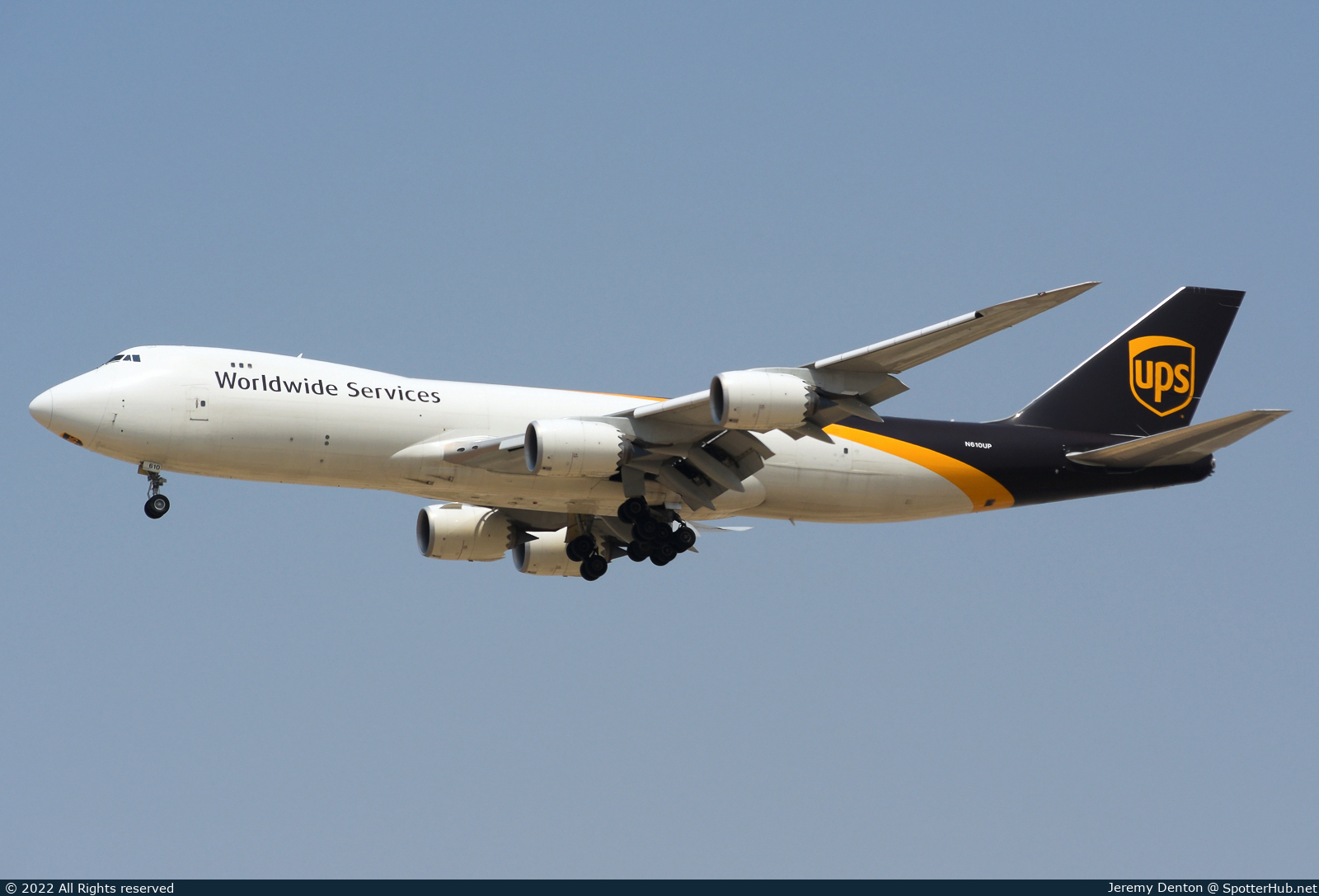 Photo of N610UP - Boeing 747-84AF operated by UPS United Parcel Service