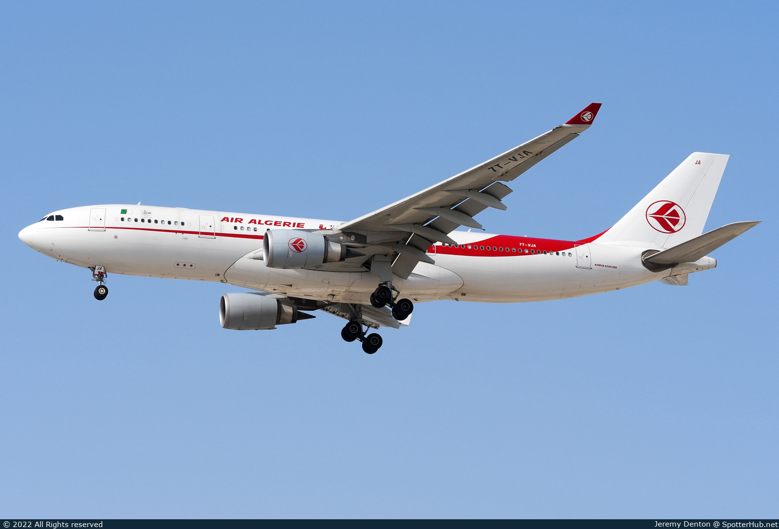 Photo of 7T-VJA - Airbus A330-202 operated by Air Algérie