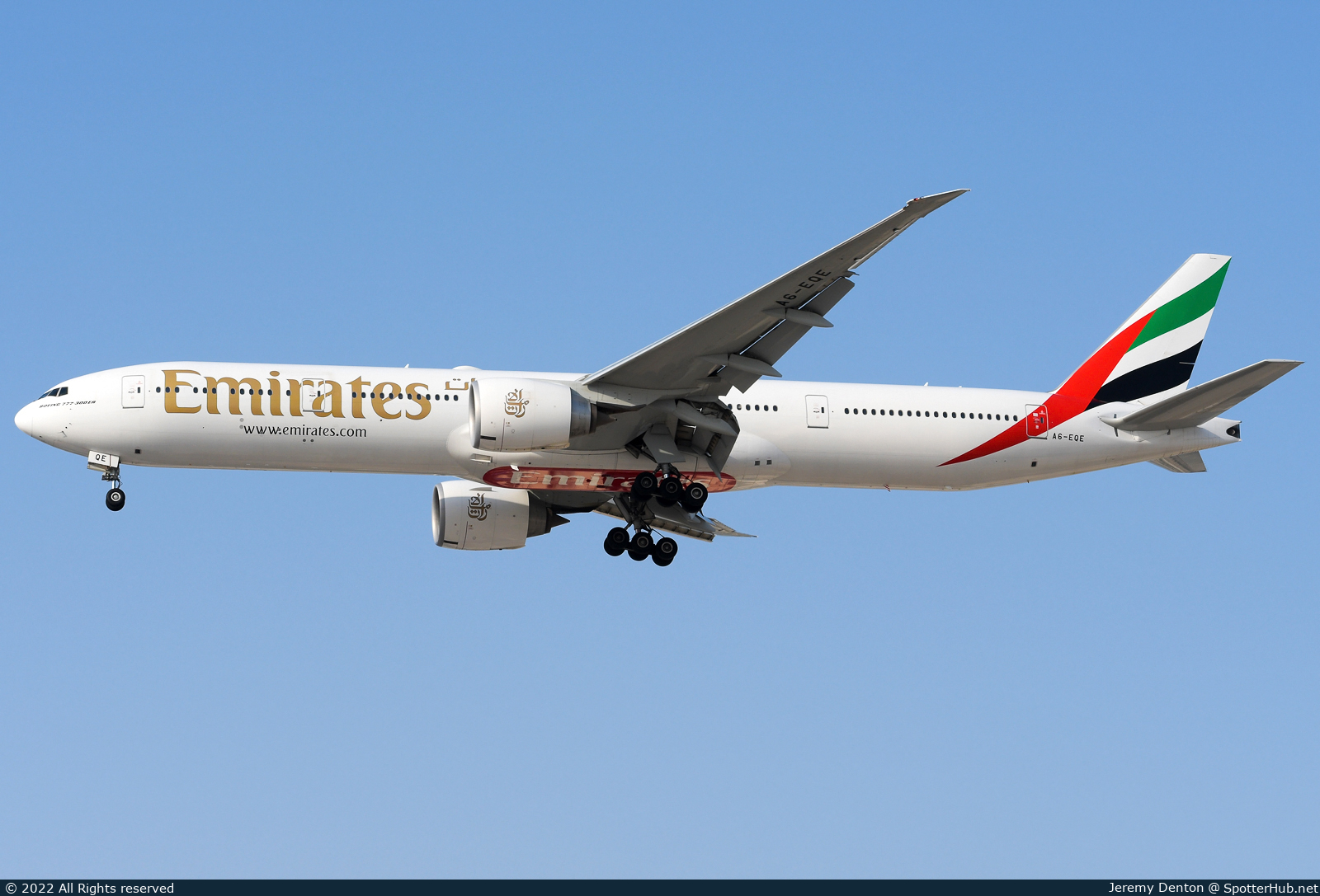 Photo of A6-EQE - Boeing 777-31H(ER) operated by Emirates