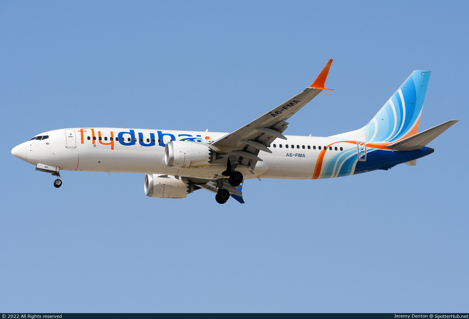 Photo of A6-FMA - Boeing 737 MAX 8 operated by flydubai