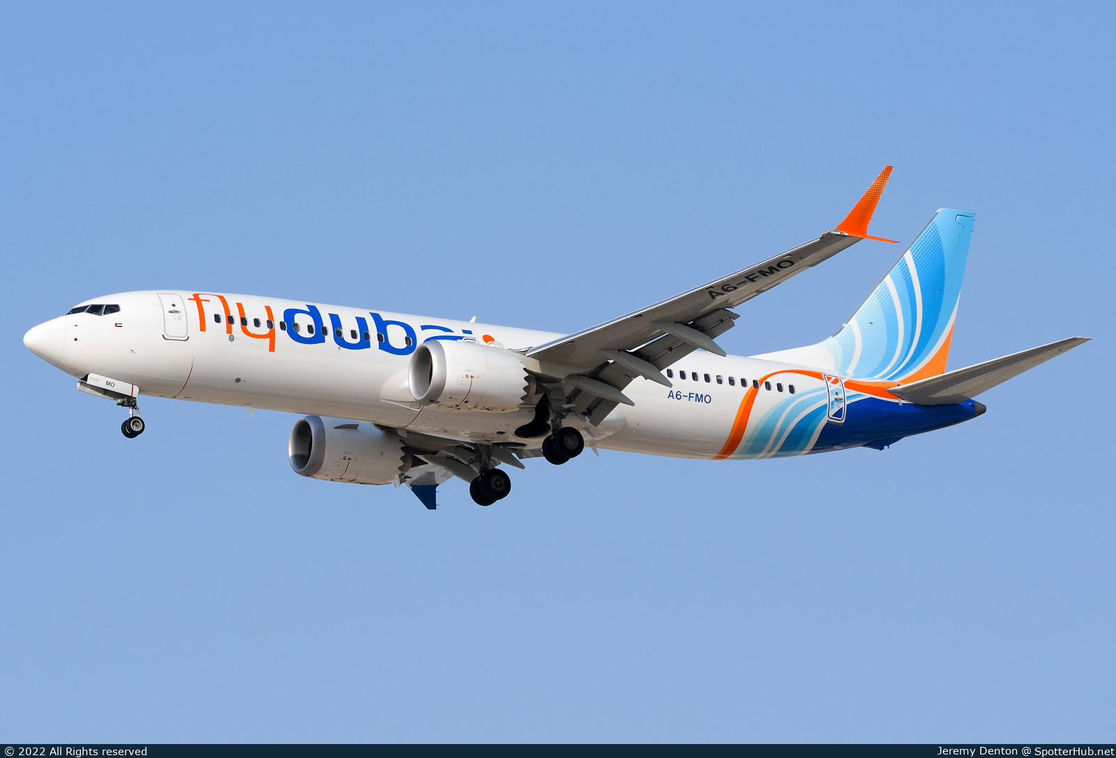 Photo of A6-FMO - Boeing 737 MAX 8 operated by flydubai