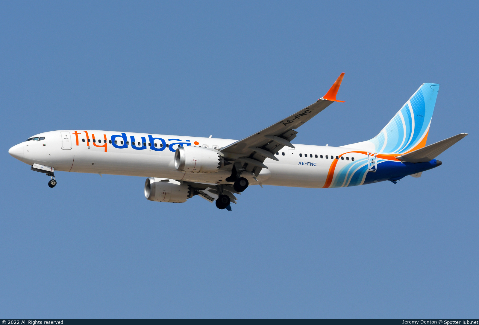 Photo of A6-FNC - Boeing 737 MAX 9 operated by flydubai