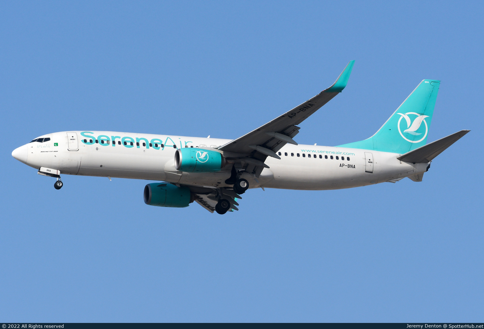 Photo of AP-BNA - Boeing 737-86X operated by SereneAir