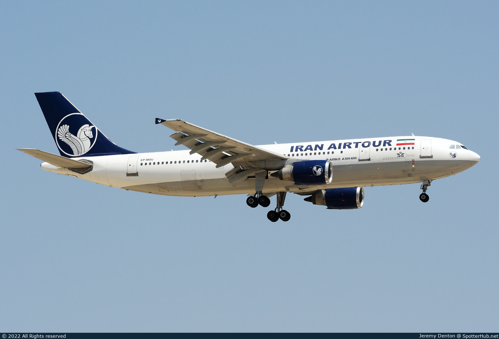 Photo of EP-MDU - Airbus A300B4-605R operated by Iran Airtour