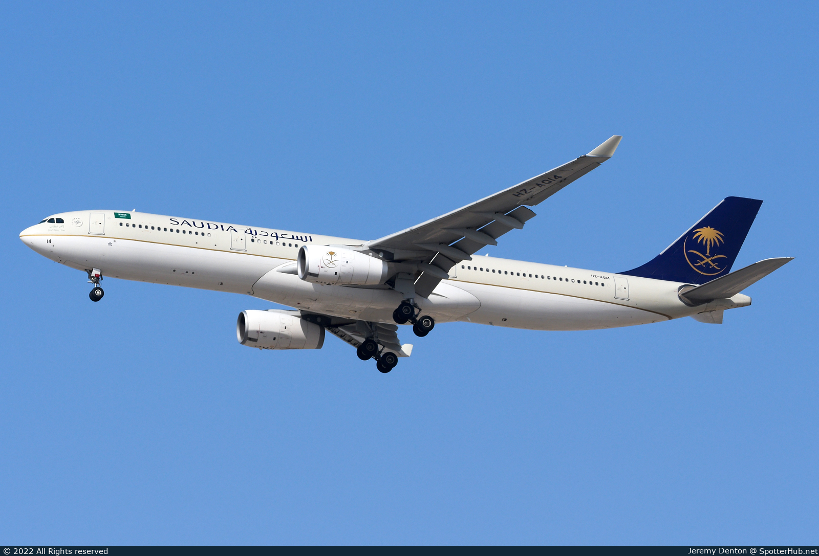 Photo of HZ-AQ14 - Airbus A330-343 operated by Saudia