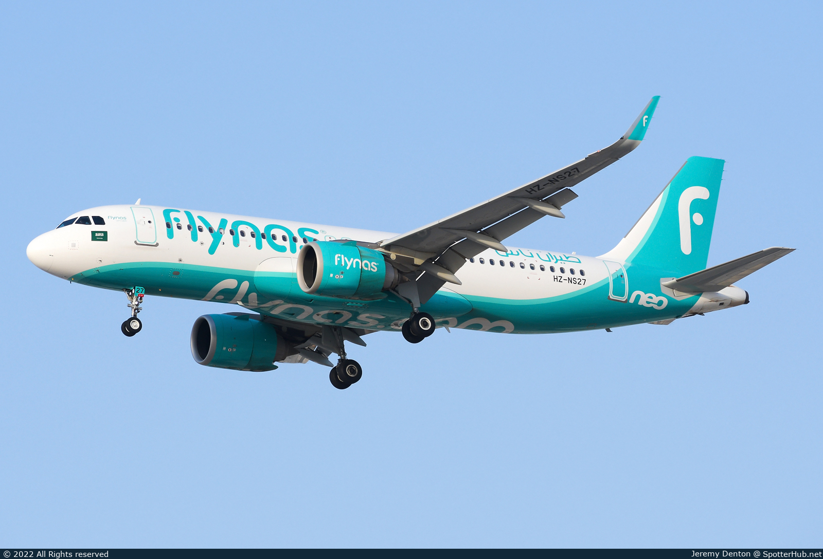 Photo of HZ-NS27 - Airbus A320-251N operated by Flynas