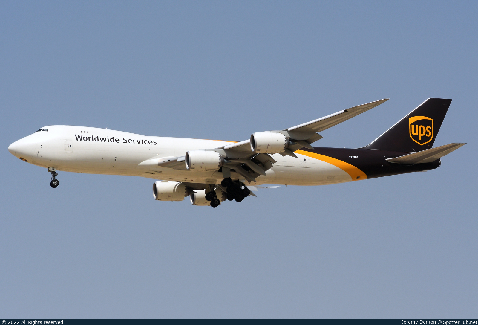 Photo of N613UP - Boeing 747-84AF operated by UPS United Parcel Service
