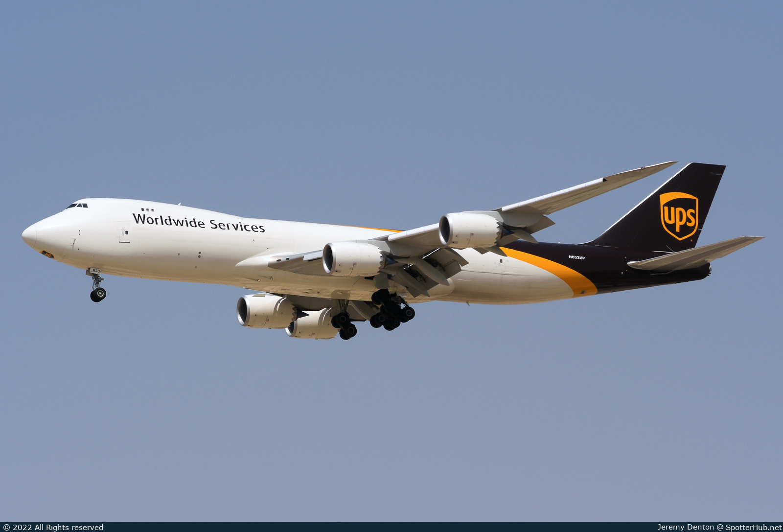 Photo of N633UP - Boeing 747-84AF operated by UPS United Parcel Service