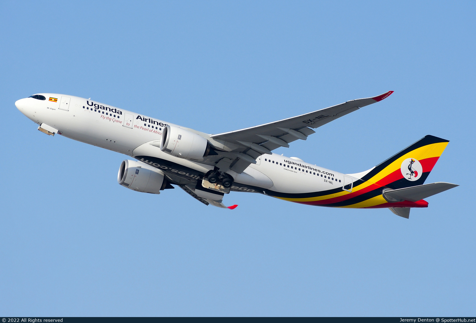 Photo of 5X-NIL - Airbus A330-841 operated by Uganda Airlines