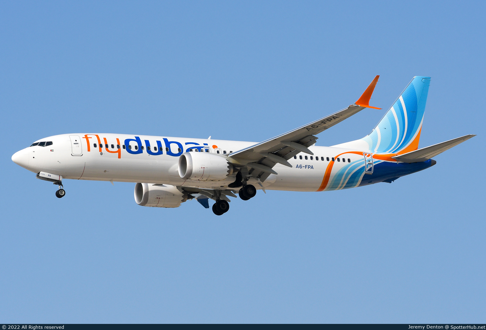 Photo of A6-FPA - Boeing 737 MAX 8 operated by flydubai