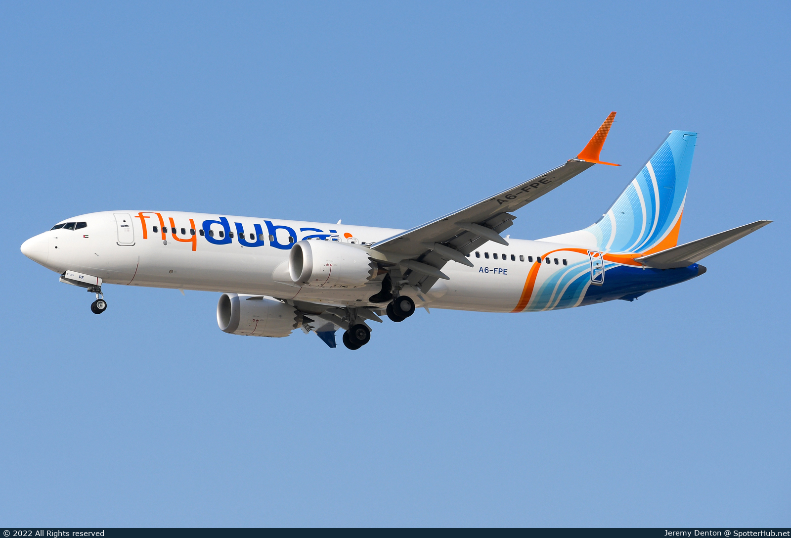 Photo of A6-FPE - Boeing 737 MAX 8 operated by flydubai