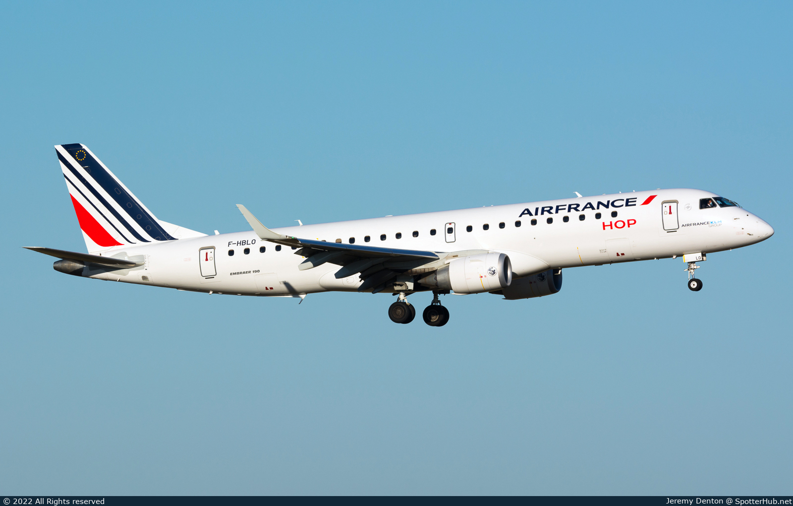 Photo of F-HBLO - Embraer ERJ-190STD operated by Air France HOP