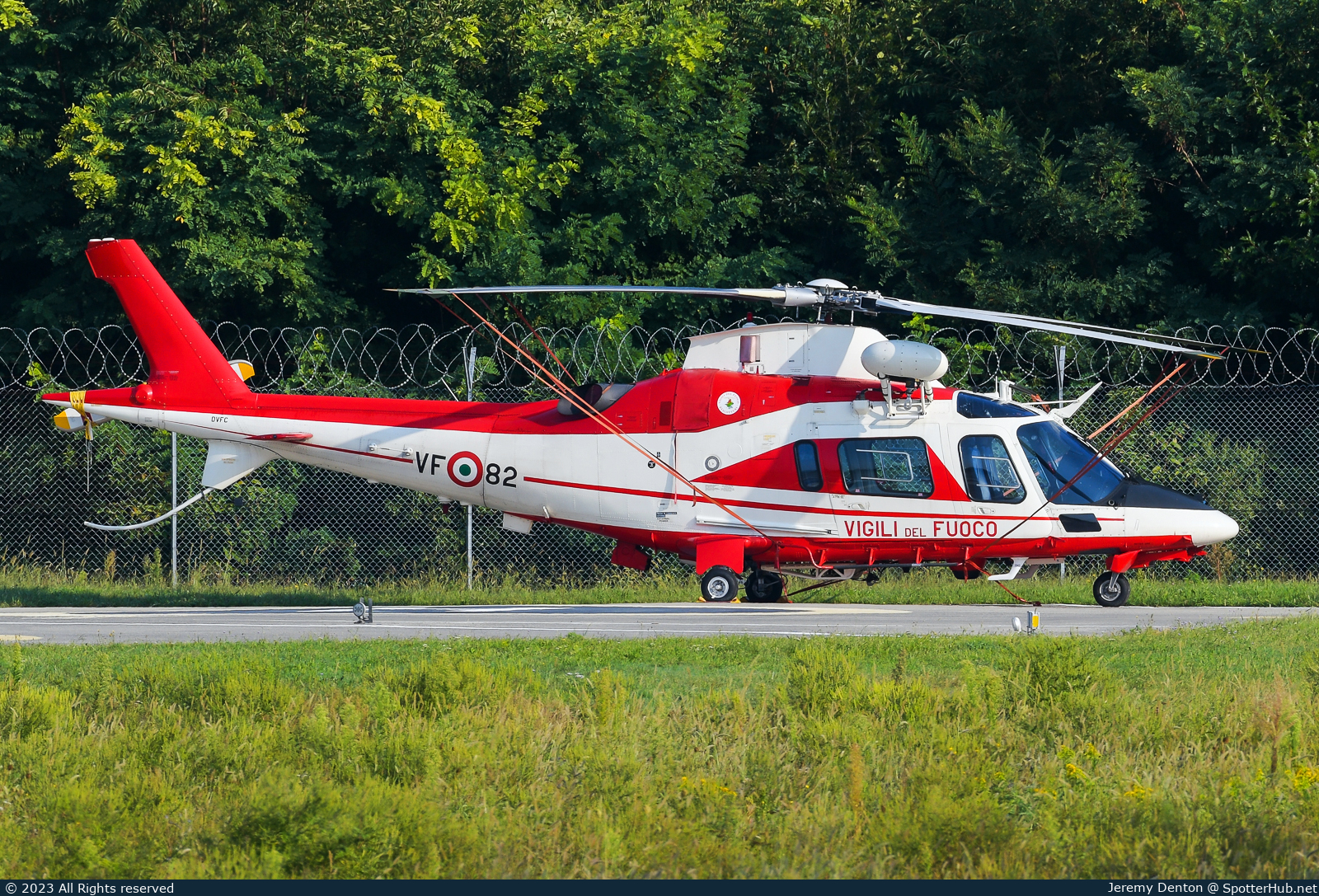Photo of VF-82 - Agusta A109E Power Elite operated by Italian Federal Ministry of the Interior - Vigili del Fuoco