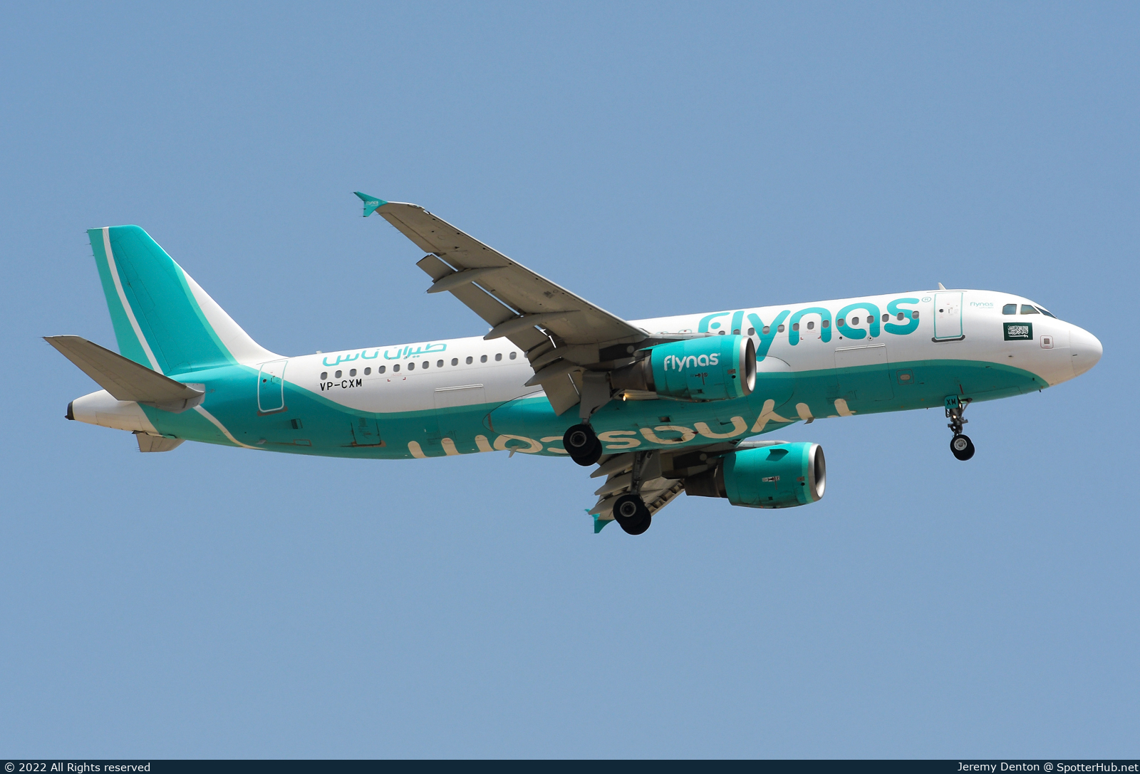 Photo of VP-CXM - Airbus A320-214 operated by Flynas