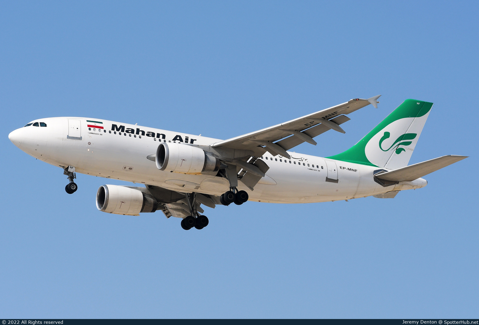 Photo of EP-MNF - Airbus A310-304 operated by Mahan Air