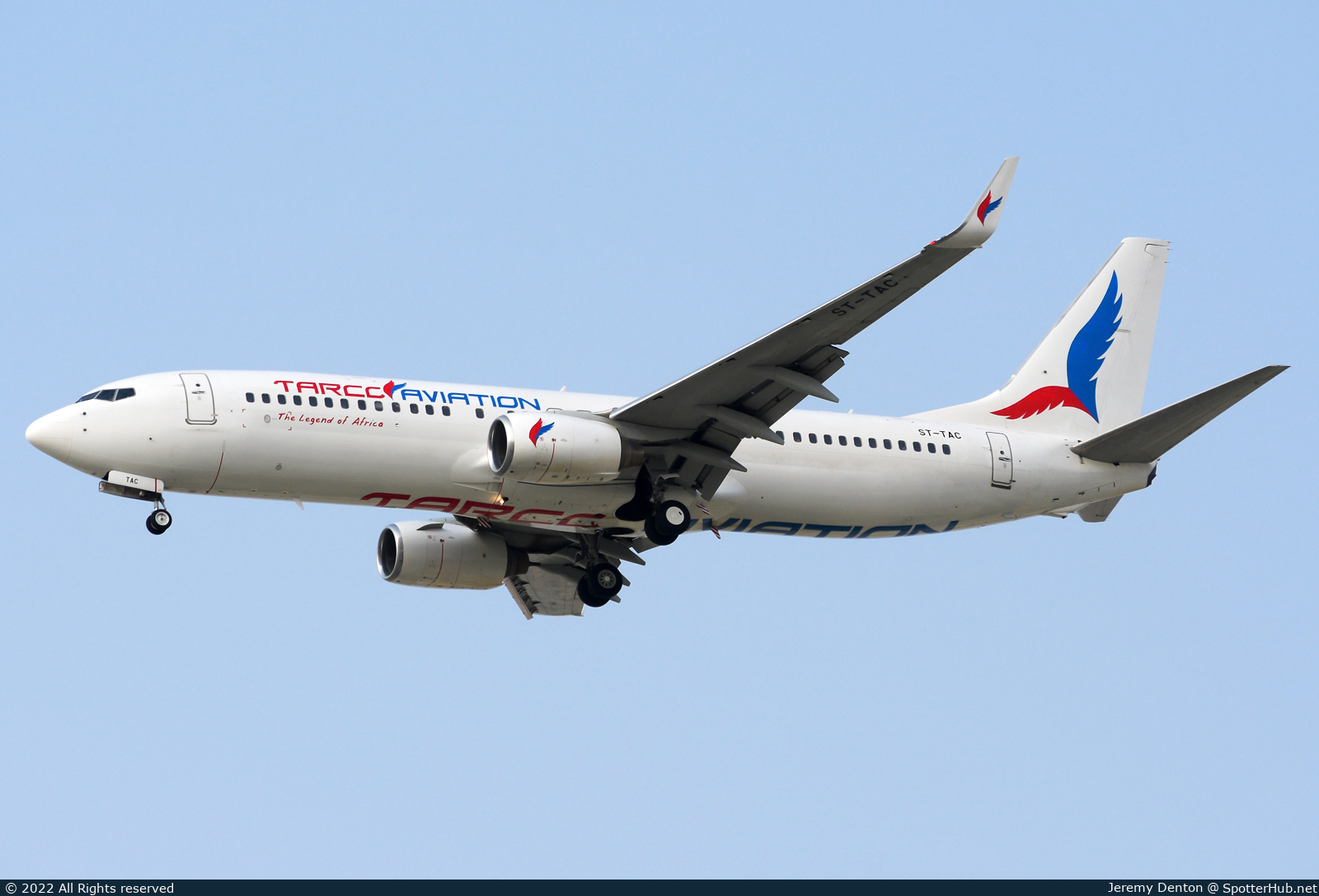 Photo of ST-TAC - Boeing 737-86J operated by Tarco Aviation