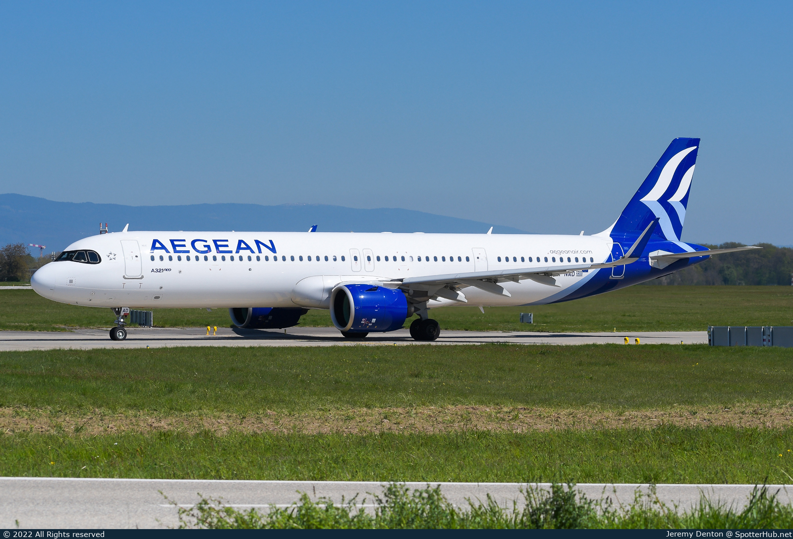 Photo of SX-NAD - Airbus A321-271NX operated by Aegean Airlines