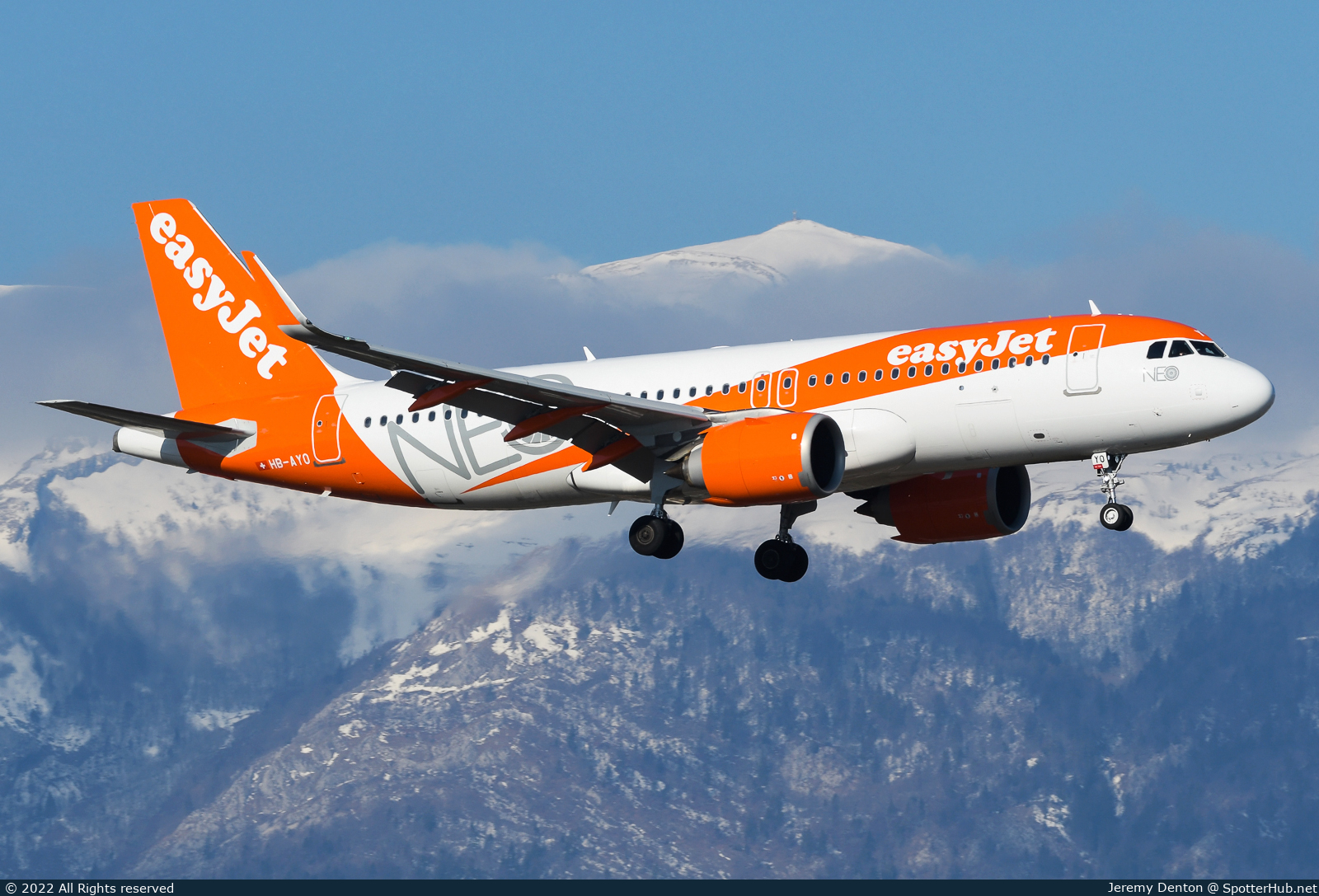 Photo of HB-AYO - Airbus A320-251N operated by easyJet Switzerland
