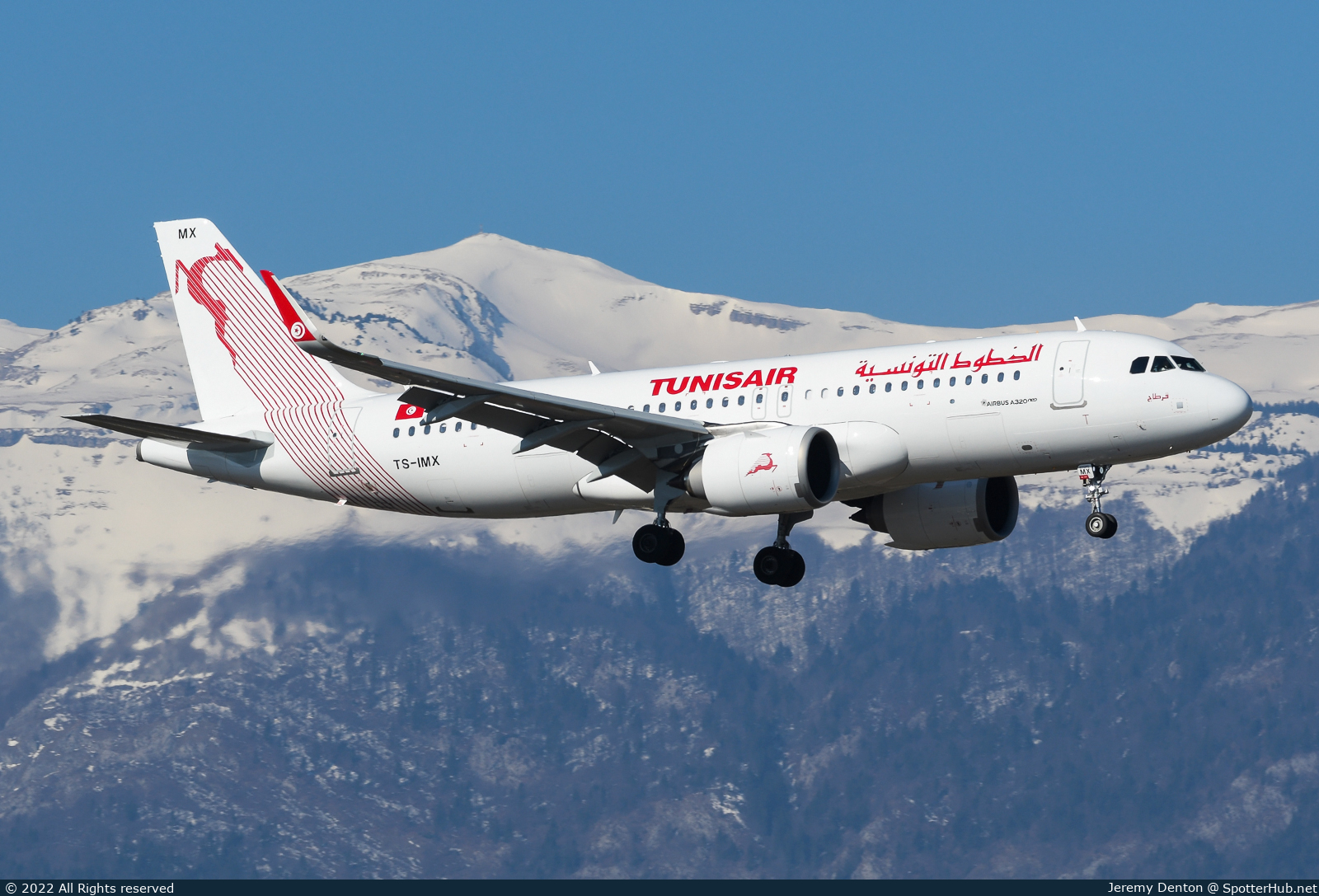Photo of TS-IMX - Airbus A320-251N operated by Tunisair