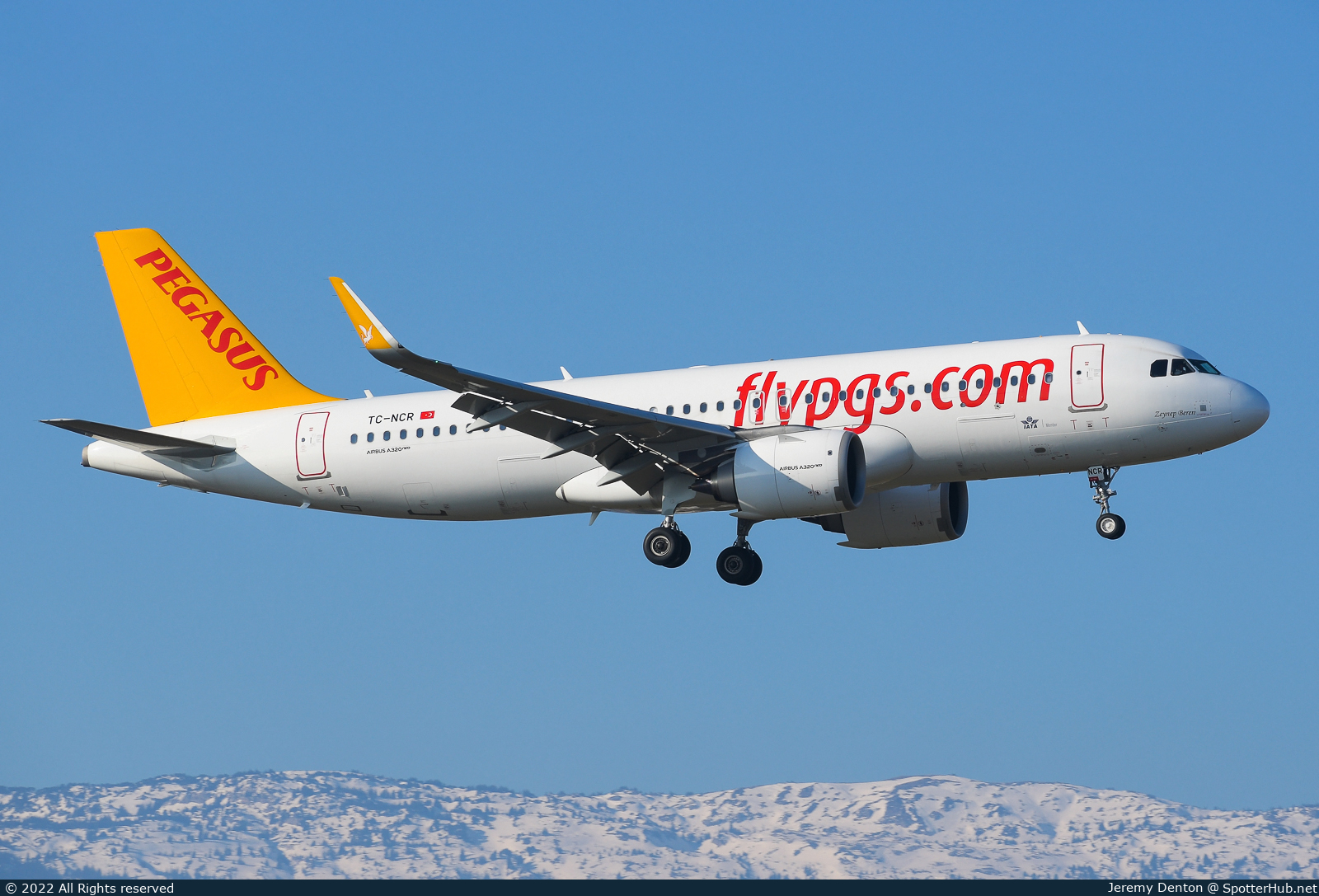Photo of TC-NCR - Airbus A320-251N operated by Pegasus Airlines