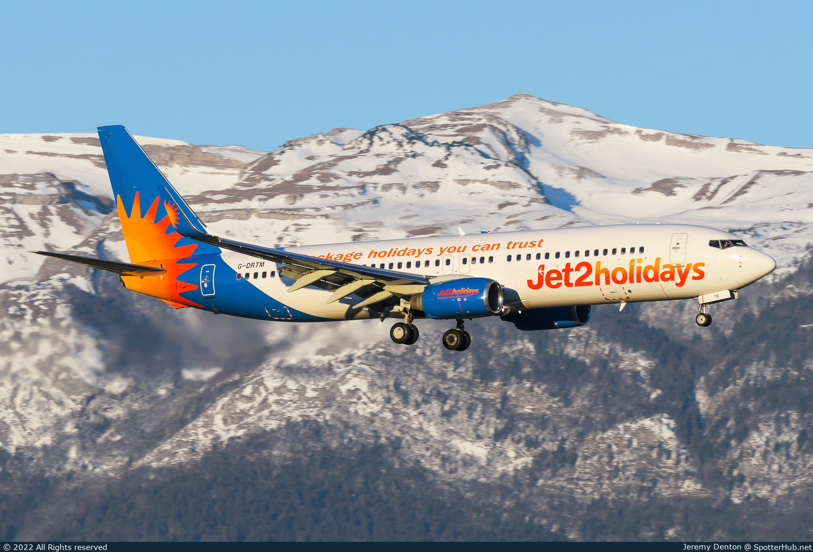 Photo of G-DRTM - Boeing 737-85P operated by Jet2