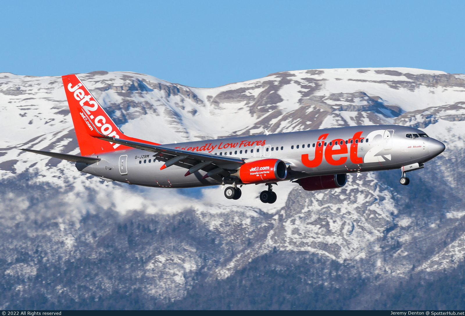 Photo of G-JZBM - Boeing 737-8MG operated by Jet2