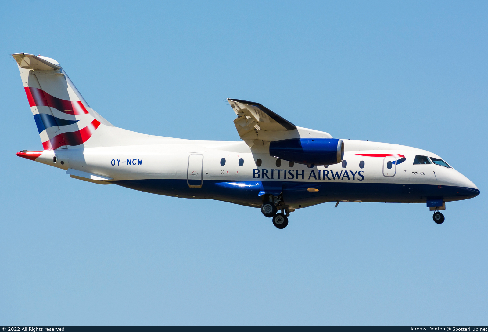 Photo of OY-NCW - Dornier 328-300 Jet operated by British Airways (opb Sun-Air of Scandinavia)