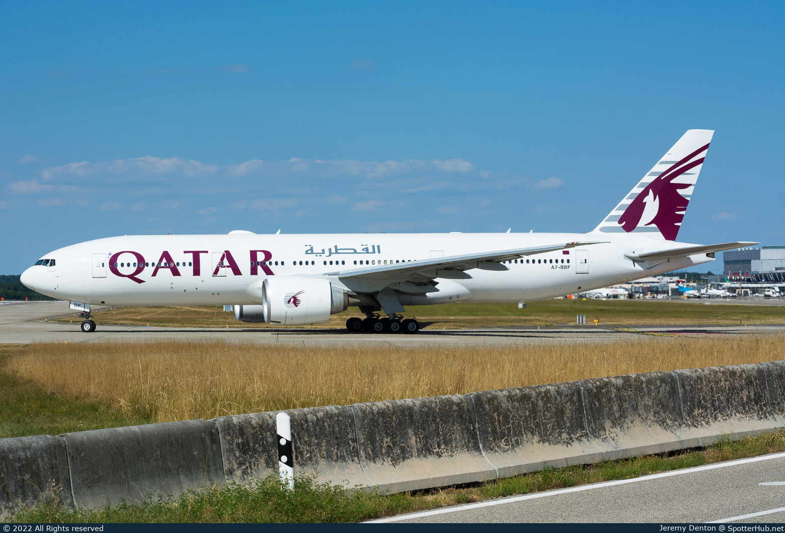Photo of A7-BBF - Boeing 777-2DZ(LR) operated by Qatar Airways