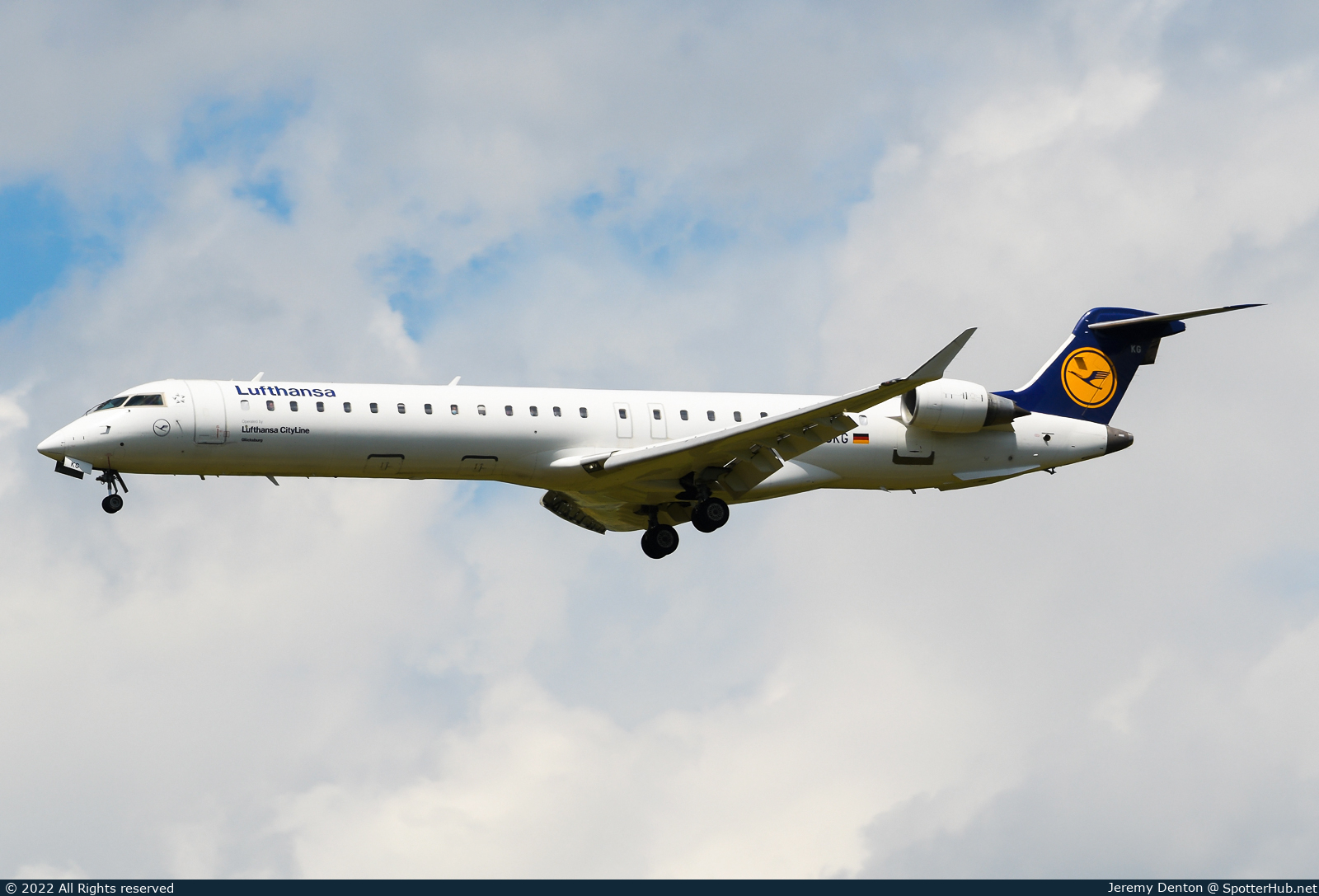 Photo of D-ACKG - Bombardier CRJ-900LR operated by Lufthansa CityLine